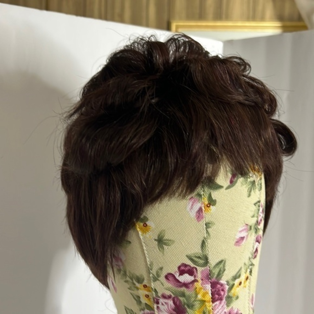 REDISH DARK BROWN PIXIE WIG